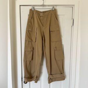 Zara Women's Tan Cargo Pants
